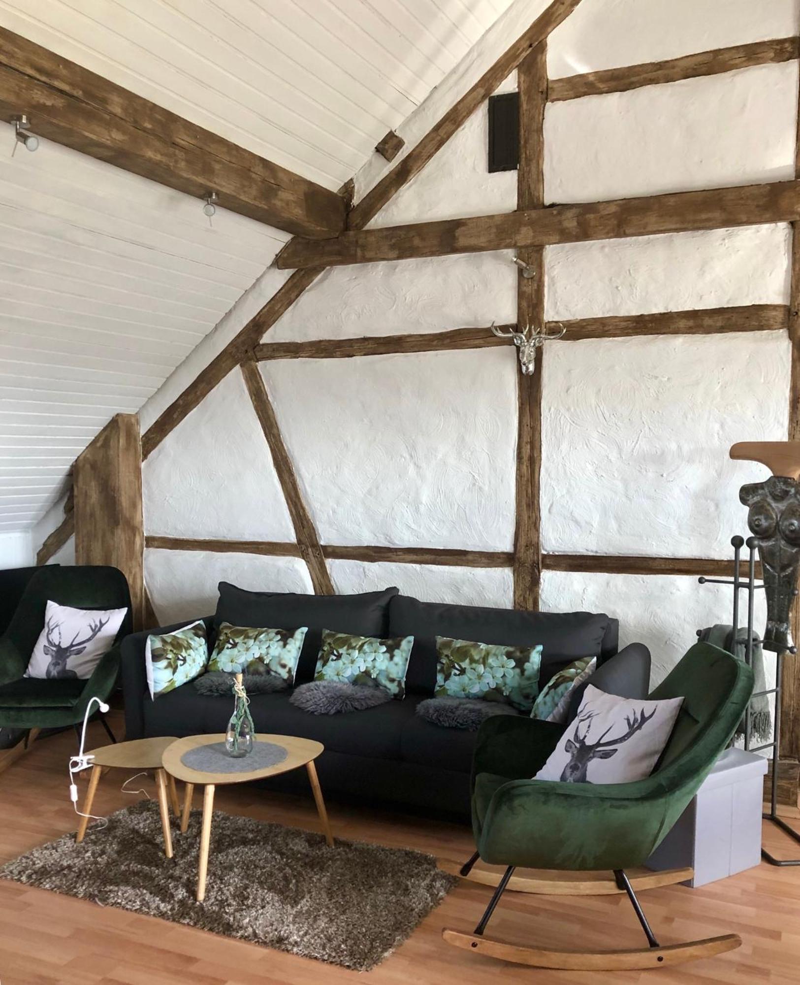 Hof Vierzehnender Im Hohen Venn - 70Qm Fachwerk-Studio - Grosses Wohn-Schlafzimmer Mit Dachterrasse Und Kaminofen - Separate Kueche - Perfekt Fuer Paare - Monschau - Eifel - Hunde Willkommen - Islandpferde Kültér fotó